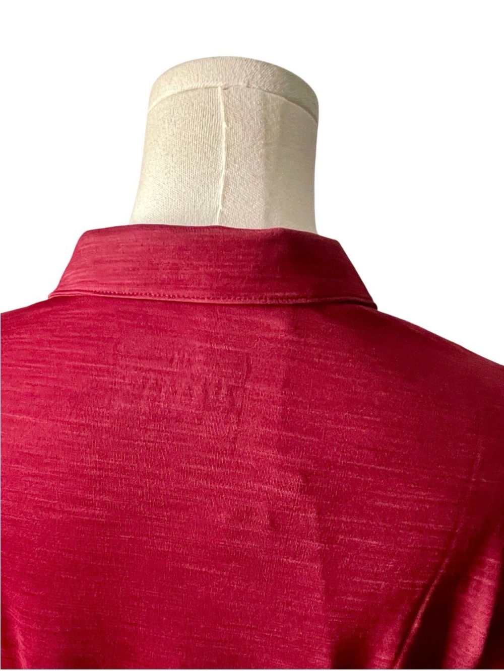 Adidas Women’s A403 Mélange Golf Polo 2XL NWT Burgundy - Picture 7 of 12